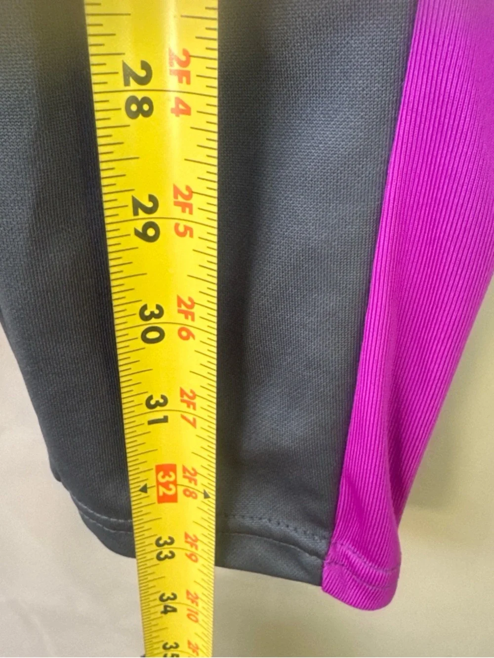 adidas grey Joggers with Purple Panels and White Stripes